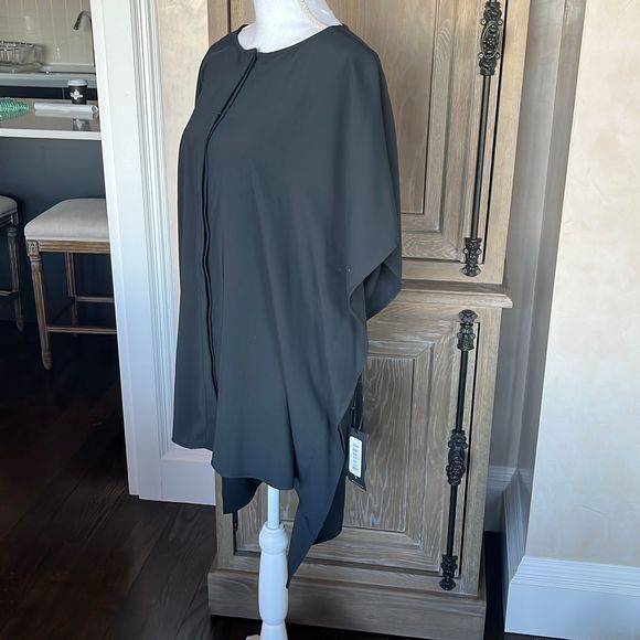 Mynt1792 Black Tunic Top Plus Size 1X New - Picture 4 of 13